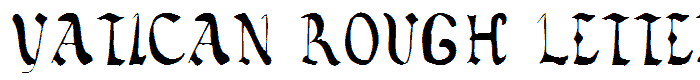 Vatican Rough Letters, 8th c. font